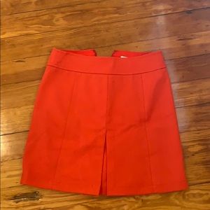 Loft red skirt